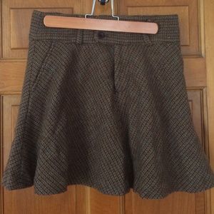 Rugby Tweed Skirt